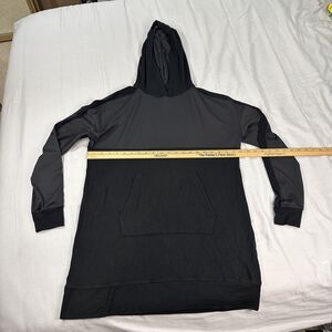 Alala Hoodie Womens L Black Hooded Sweatshirt Mesh